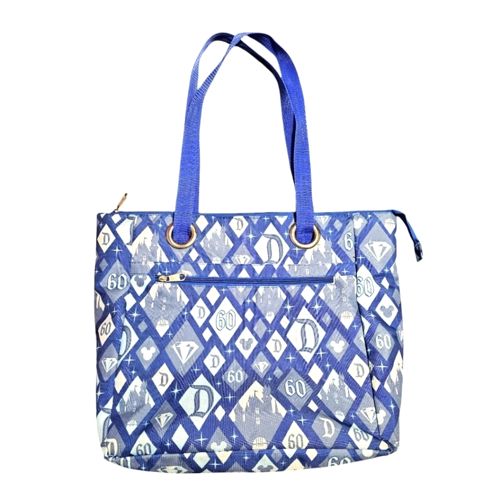 DISNEYLAND 60th Diamond Anniversary Zipered Tote Bag